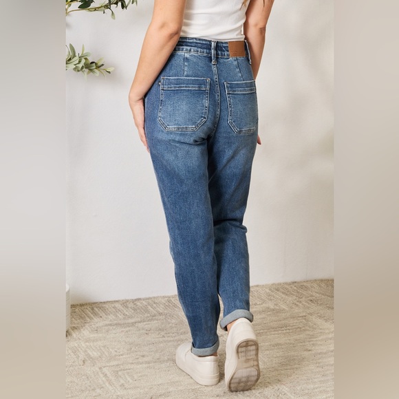 Judy Blue Full Size High Waist Raw Hem Denim Short- Online Only main image 1